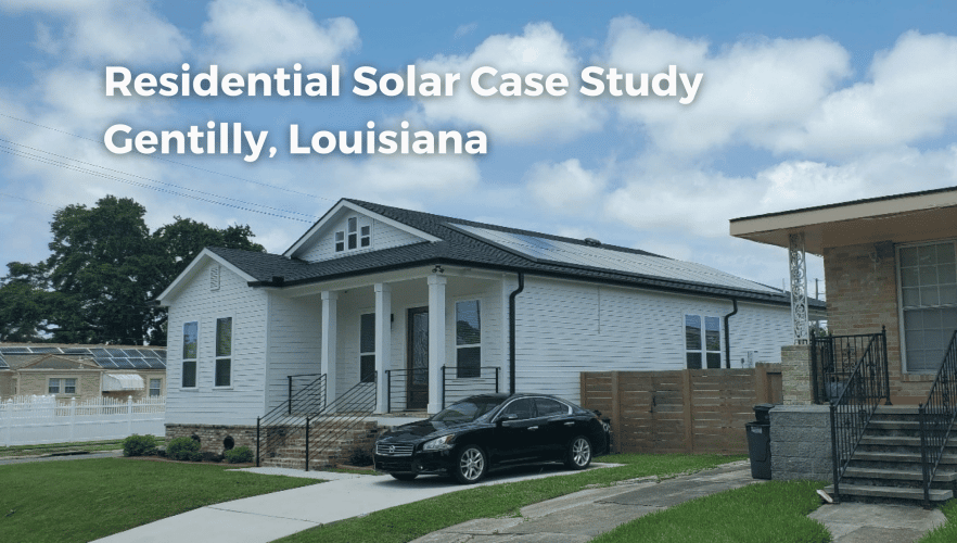 Residential Solar Case Study Gentilly, Louisiana - Solar Alternatives